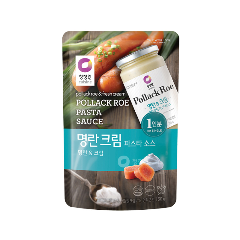 CHUNGJUNGWON Single Pouch Cod roe cream Sauce 150g x 16