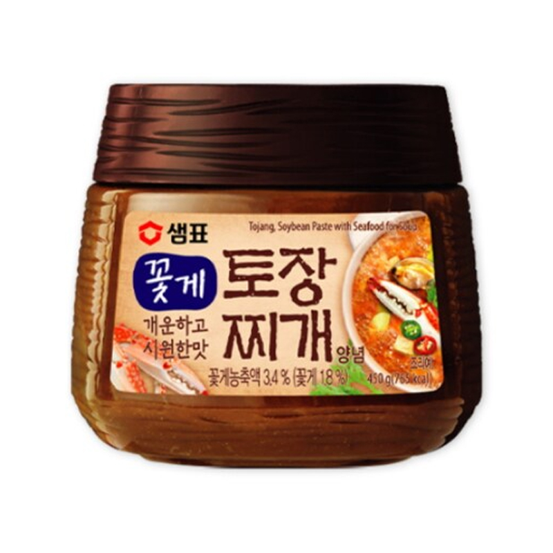 SEMPIO Tojang, Soybean Paste with Seafood for Soup (E) 450g x 8