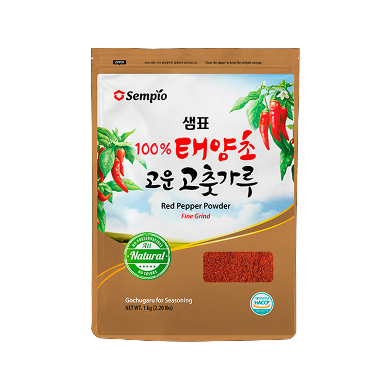 SEMPIO Red Pepper Powder Gochugaru for Seasoning (E) 1000g x 10