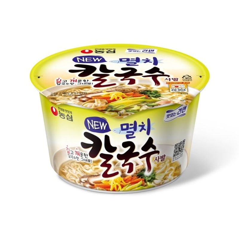 NONGSHIM Kalguksu Anchovy Noodle Cup 75g x 16