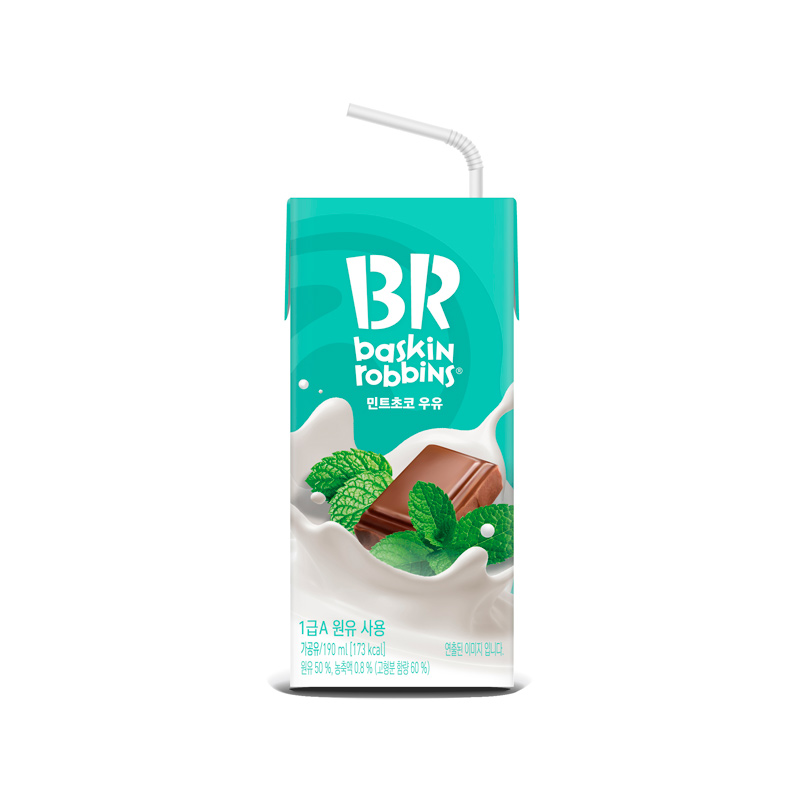 BR Mint Choco Milk 190ml x 24