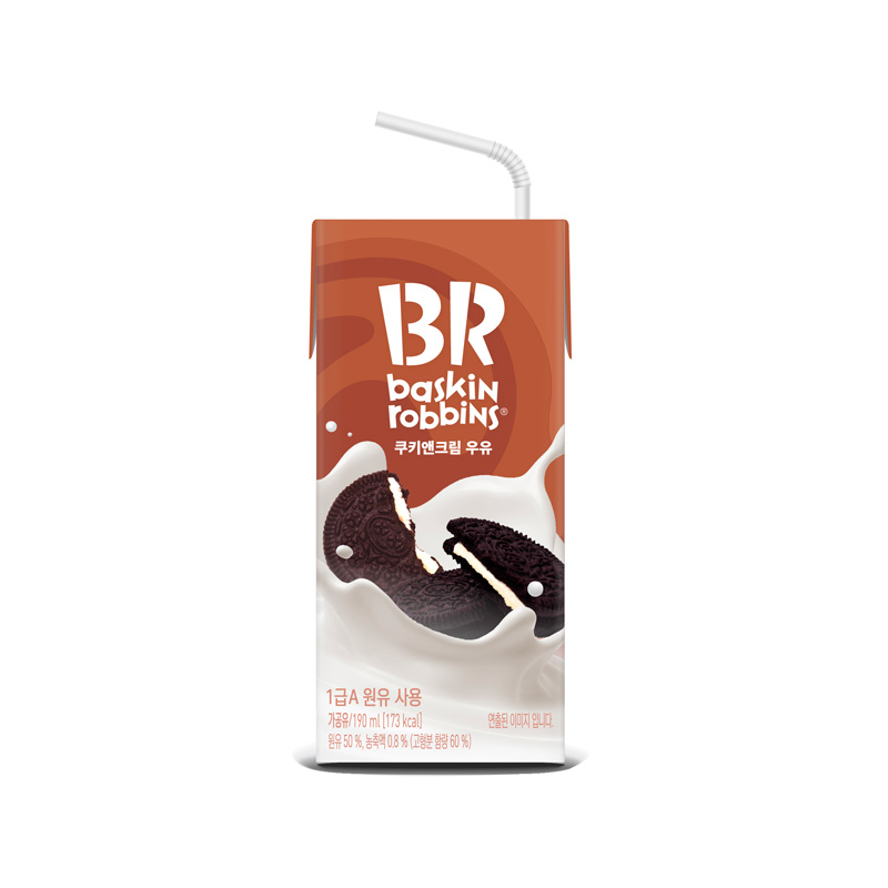 BR Cookies & Cream Milk 190ml x 24