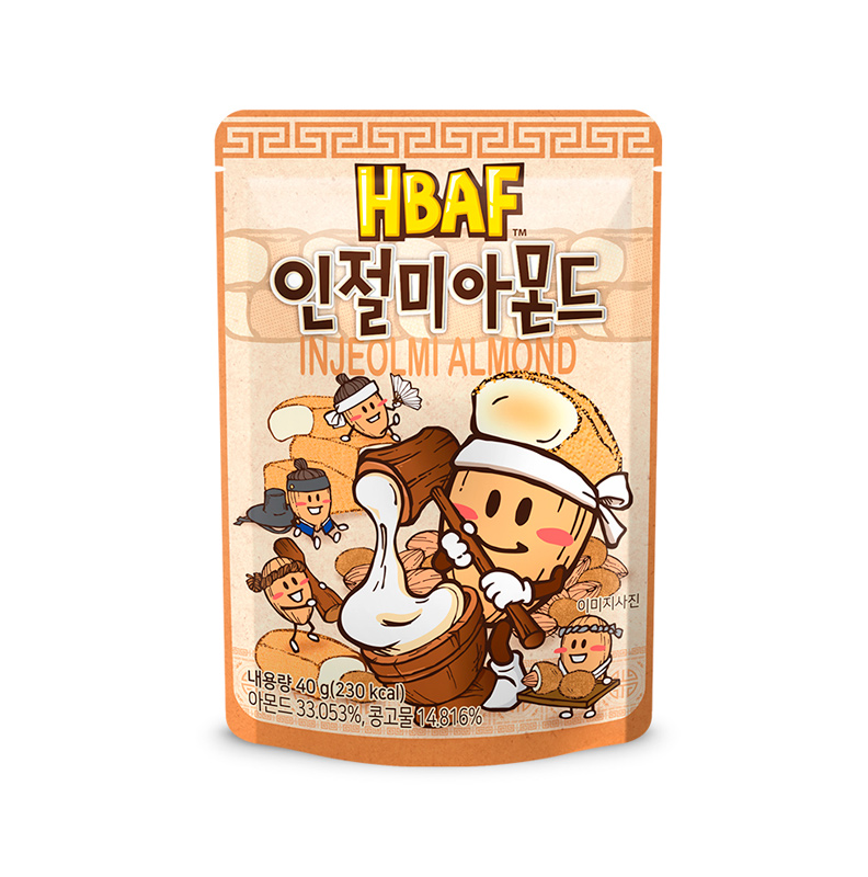 HBAF Injeolmi Almond 40g x 72