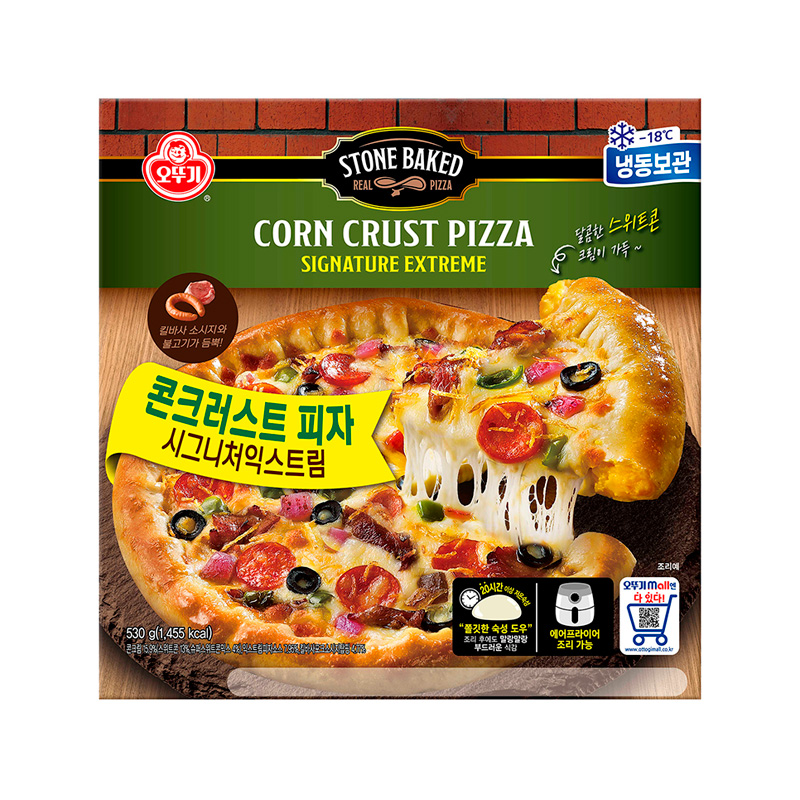 OTTOGI Corn Crust Pizza Signature Extreme (F) 530g x 6