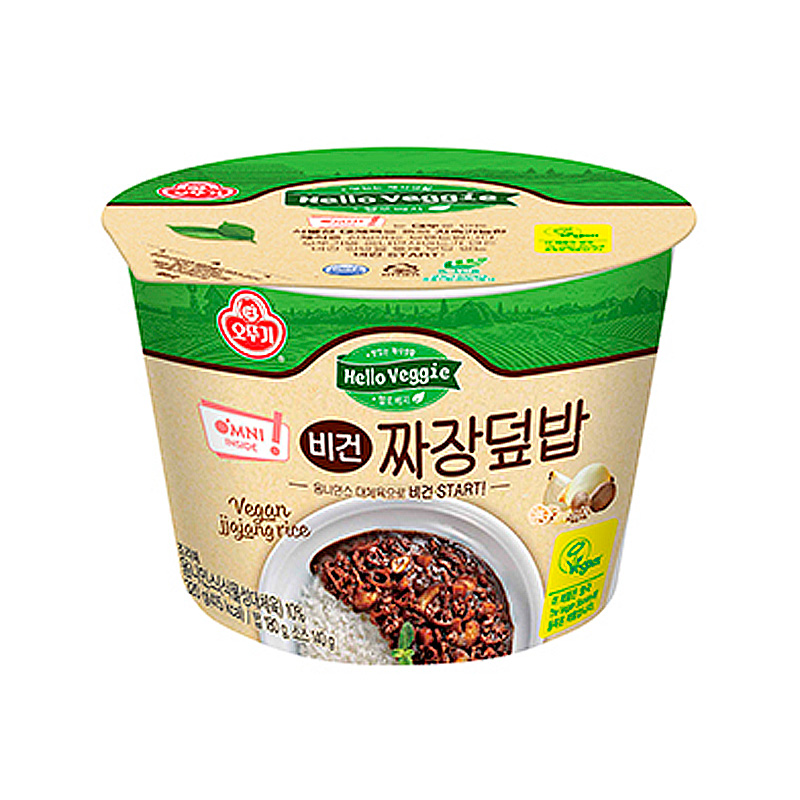 OTTOGI Vegan Jjajang Rice (V) 320g x 12