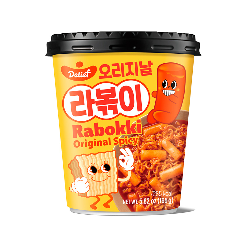 DELIEF Rabokki Sweet and Spicy Flavor 165g x 24