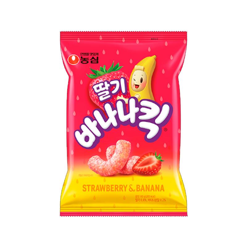 NONGSHIM Strawberry Banana Kick 60g x 16