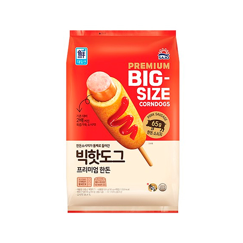 SAJO DAERIM Big Hotdog (F) 130g x 4p x 12