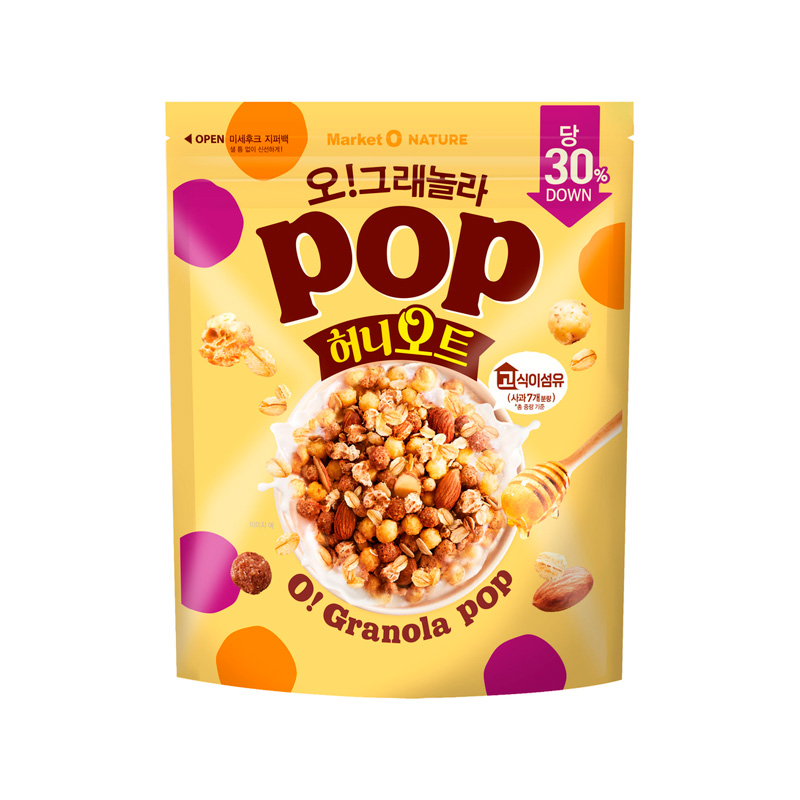 ORION Oh! Granola Pop honey oats 340g x 8