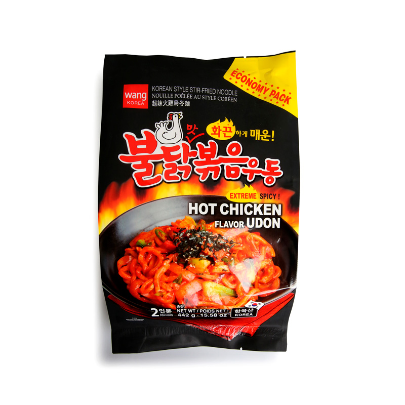 SAMJIN King Hot Chicken Flavor Udon for 2 servings 442g x 12