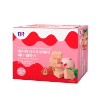 BR Berry Berry Strawberry Mini Wafers 100g x 24