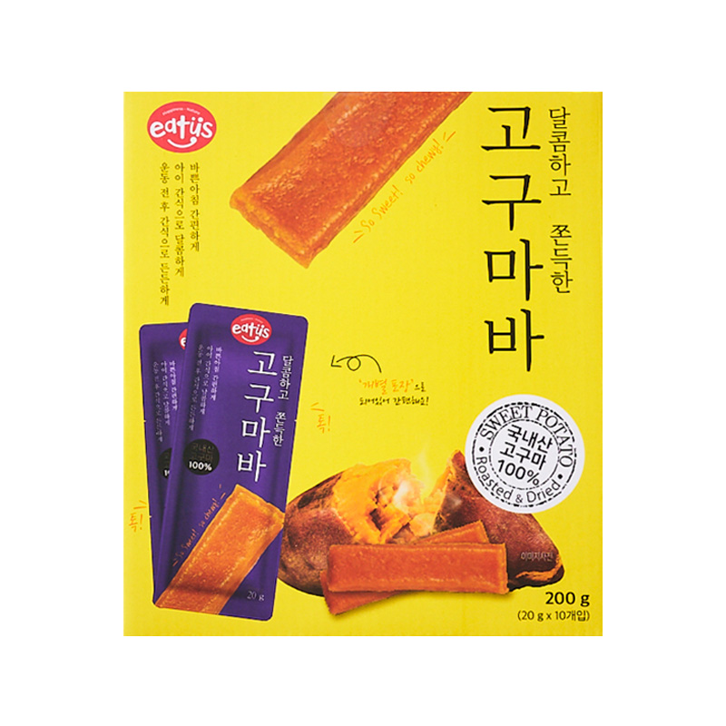 EATUS Sweet Potato Bar 20g x 10p x 10