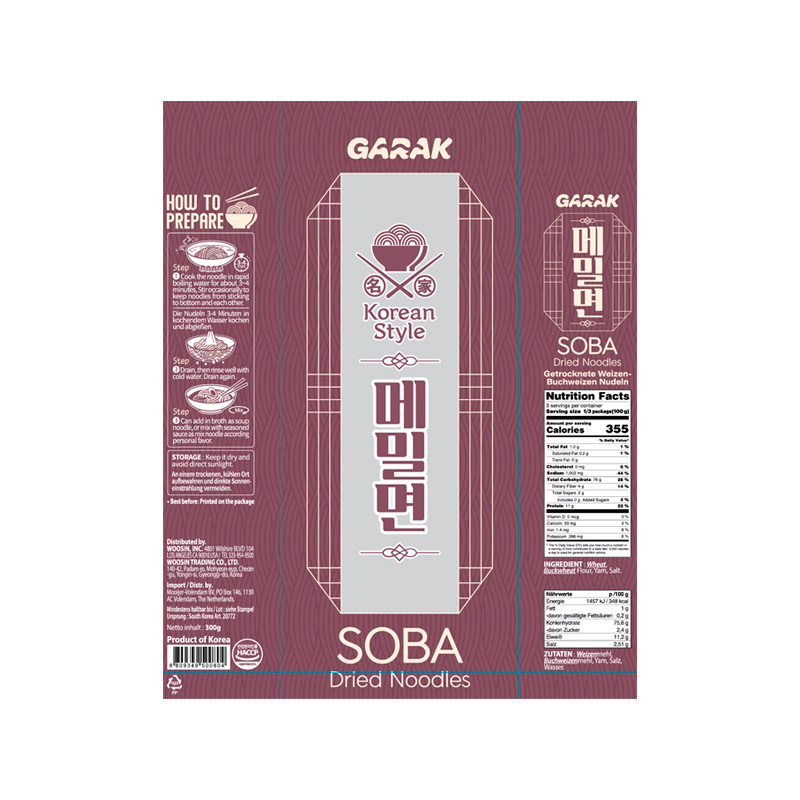 GARAK Soba Dried Noodles 300g x 40