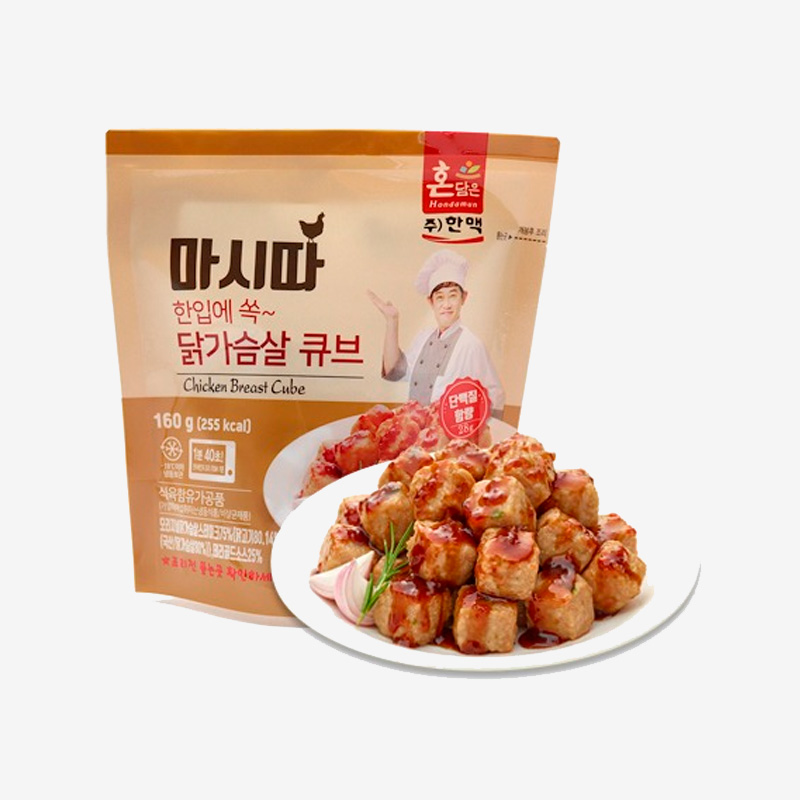 HANMAC Hondamun Chicken Breast Cube Teri Flavor (F) 160g x 30