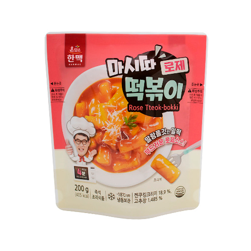 HANMAC Hondamun Massita Rose Tteokbokki (F) 200g x 20