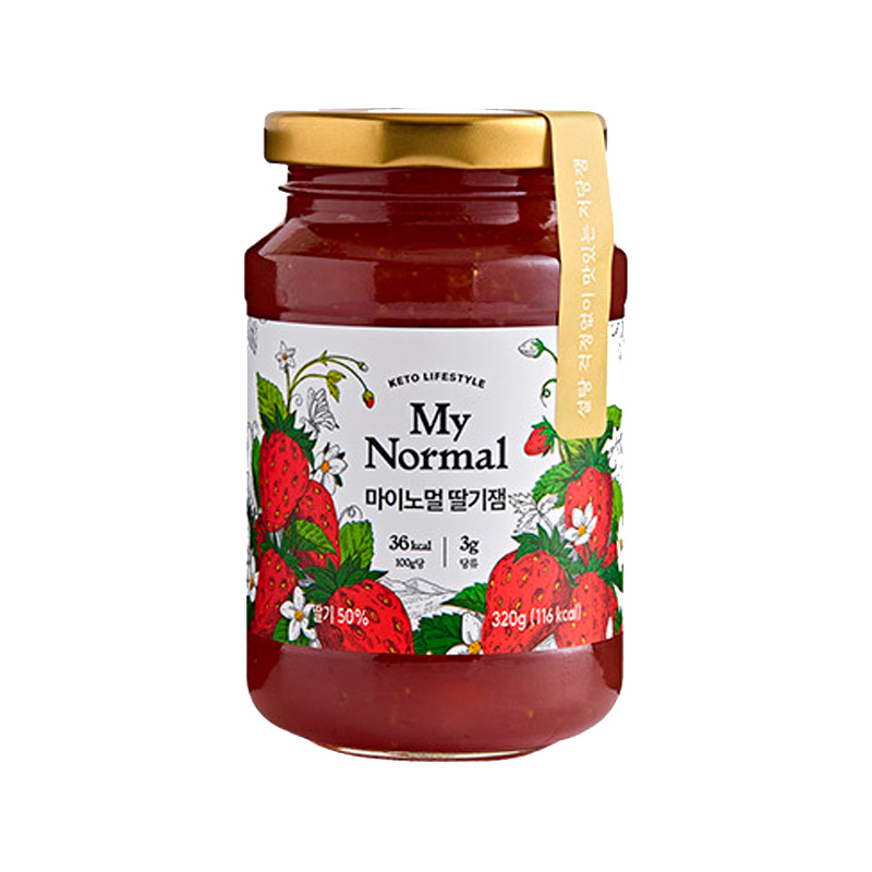 MY NORMAL Low Sugar Strawberry Jam 320g x 12