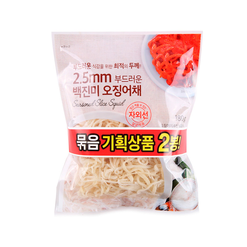 HDFOOD 2.5mm Soft Seasoned Squid Shred 180g x 2p x 10