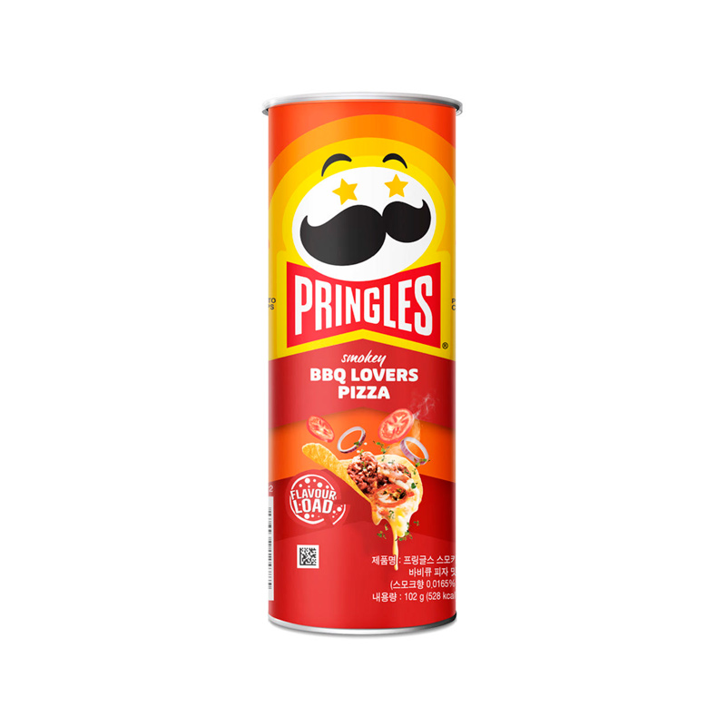 PRINGLES BBQ Lovers Pizza 102g x 12