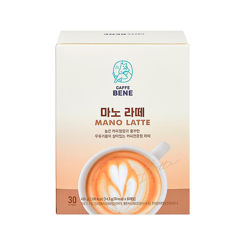 CAFFE BENE Mano Latte 14.5g x 30p x 10