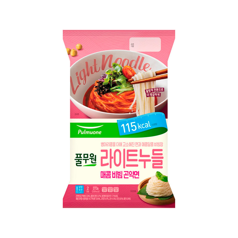 PULMUONE Light Noodle Spicy Bibim Konjac (R) 373g x 8