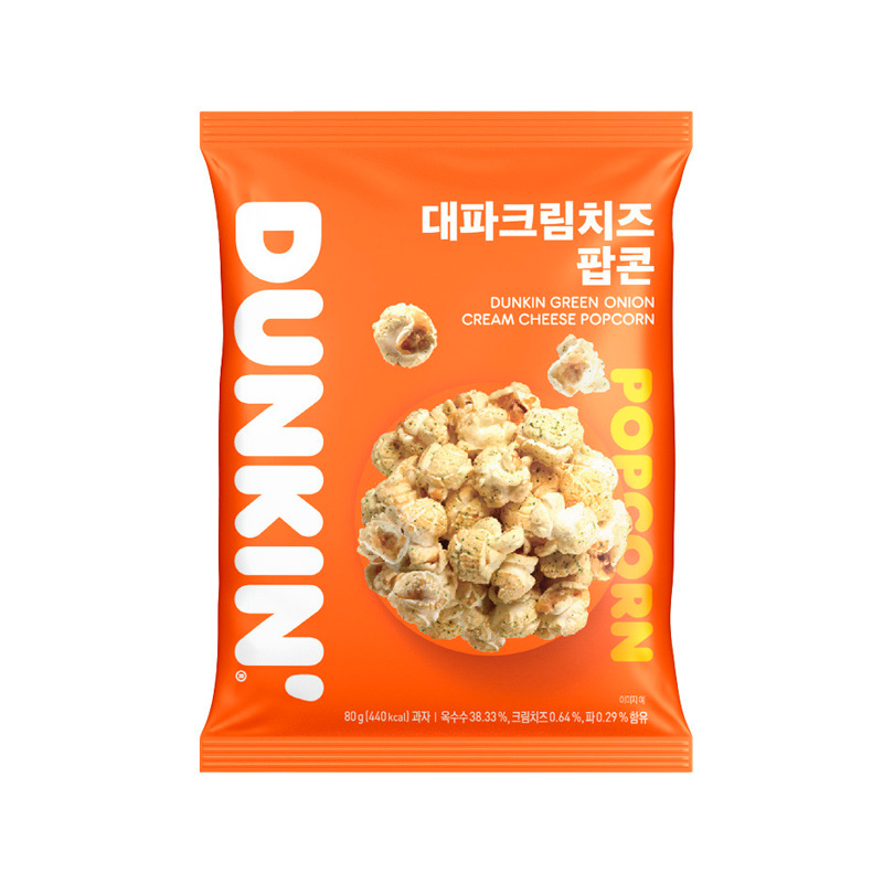 DUNKIN Green Onion Cream Cheese Popcorn 80g x 20