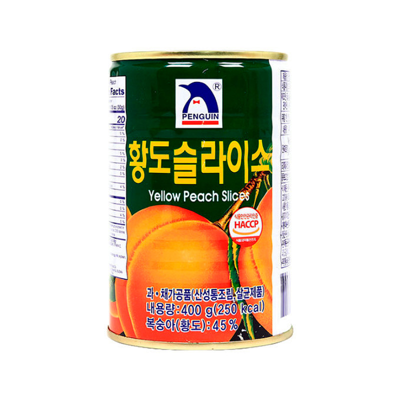 PENGUIN Yellow Peach Slices 400g x 24