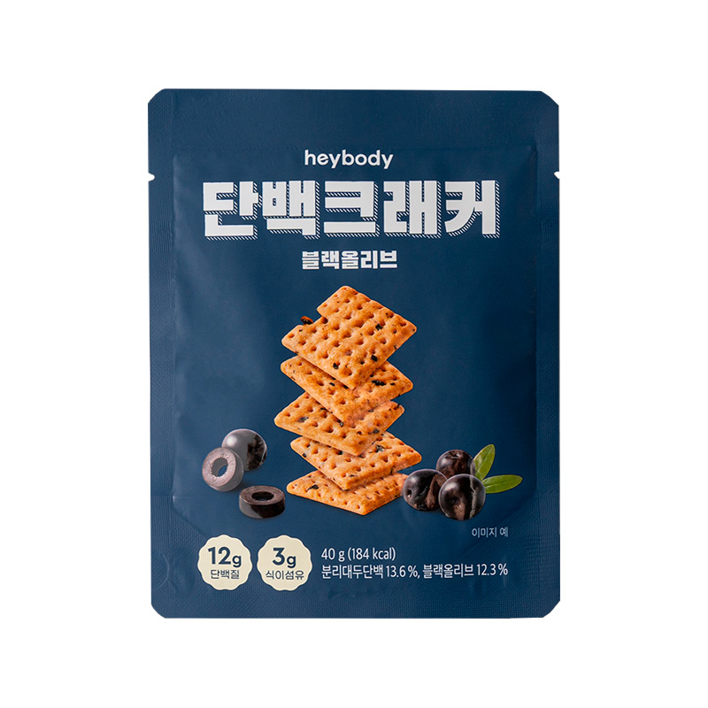 HMALL Heybody Protein Cracker Black Olive 40g x 30