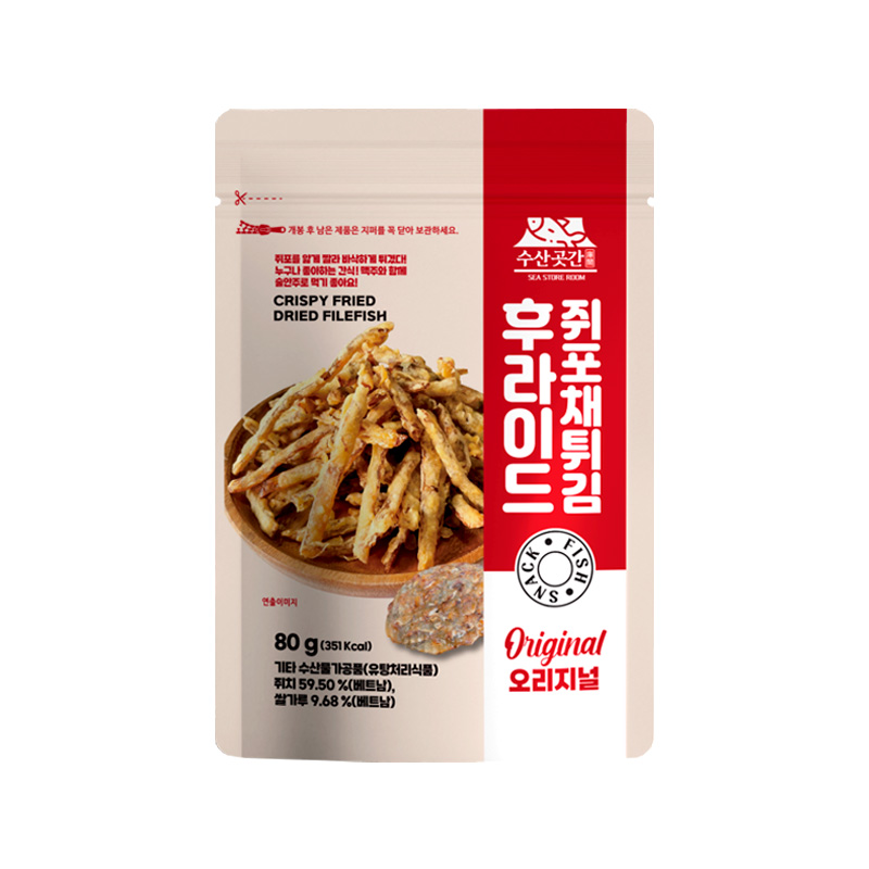 STORE ROOM Crispy Fried Dried Filefish Snack 80g x 16