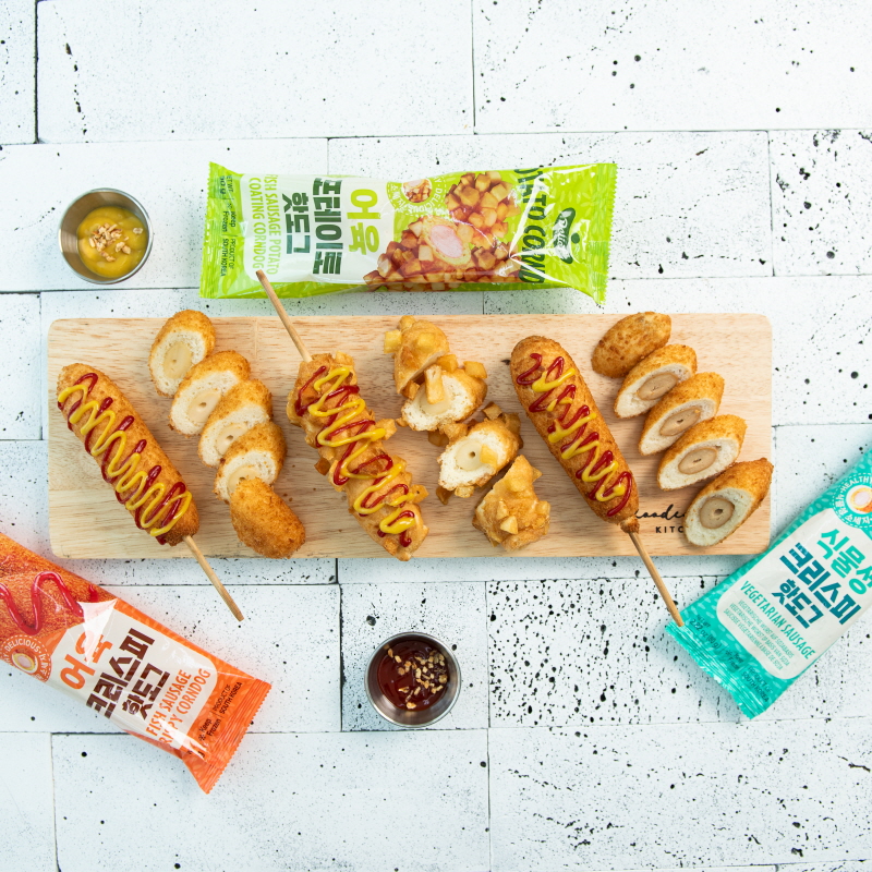 DELIEF Plant Based Crispy Corndog (F) 80g x 5p x 12