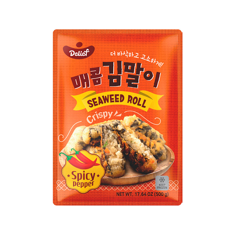 DELIEF Seaweed Roll Spicy Pepper (F) 500g x 16