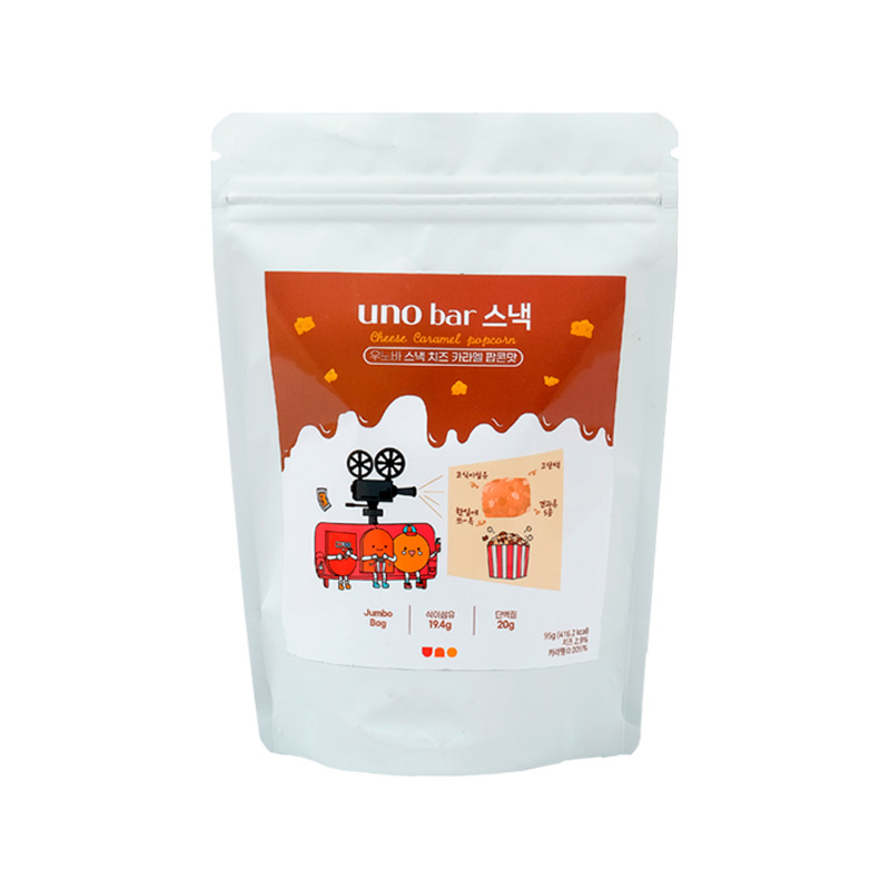 UNO Uno Bar Snack Cheese Caramel Popcorn 95g x 54