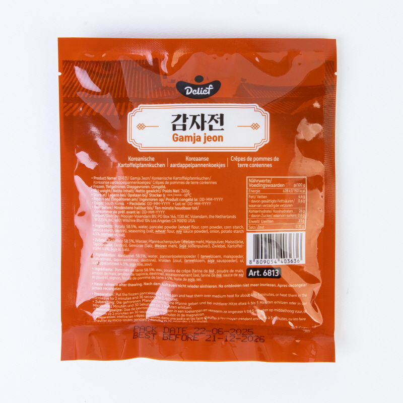 DELIEF Gamja Jeon (Potato Pancake) (F) 260g x 30