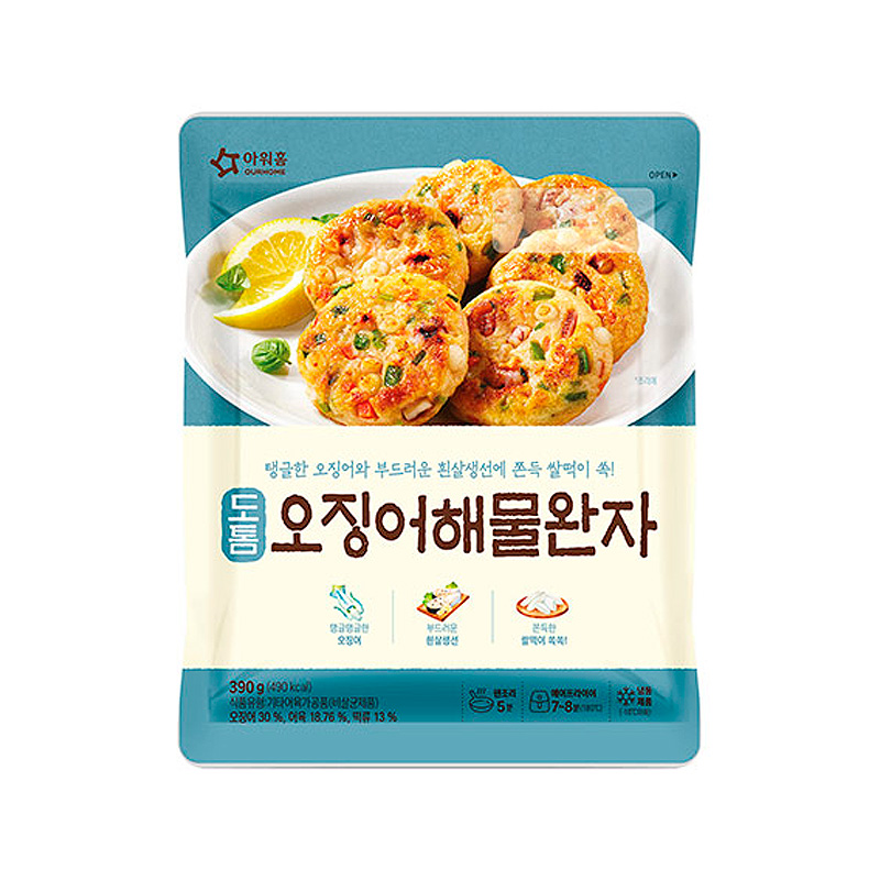 OURHOME Thick Squid Seafood Ball (F)(E) 390g x 12