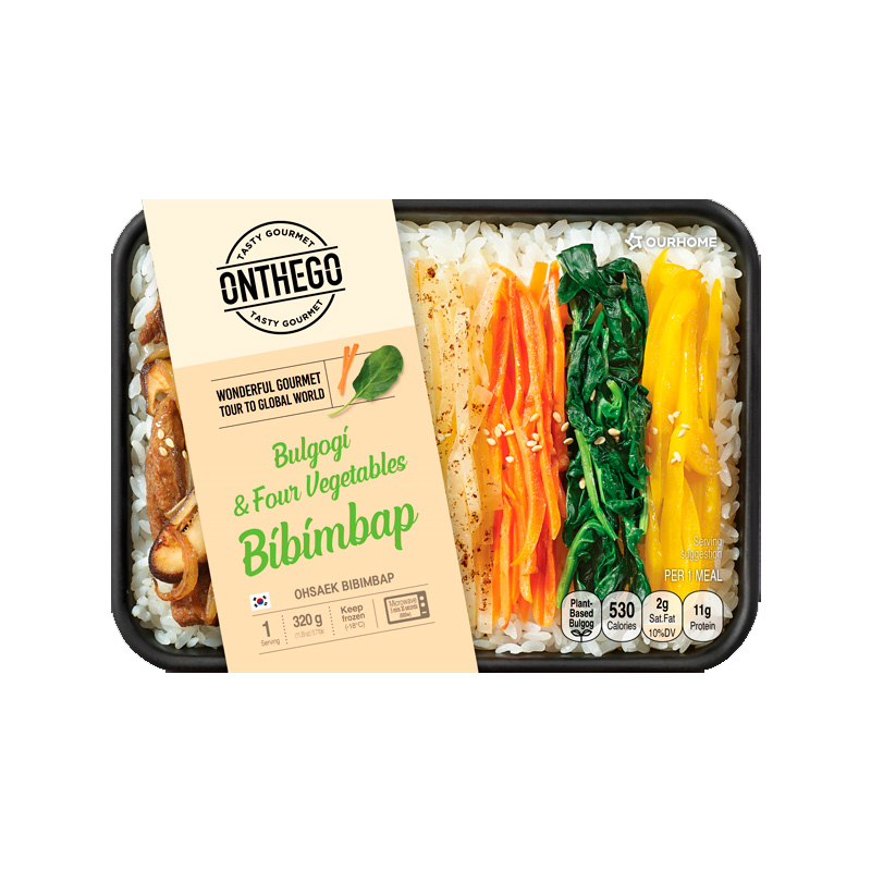 OURHOME Onthego Bulgogi & Four Vegetables Bibimbap (F)(E)320g x 12