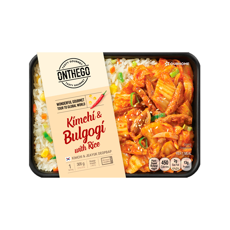 OURHOME Onthego Kimchi & Bulgogi With Rice (F)(E) 350g x 12