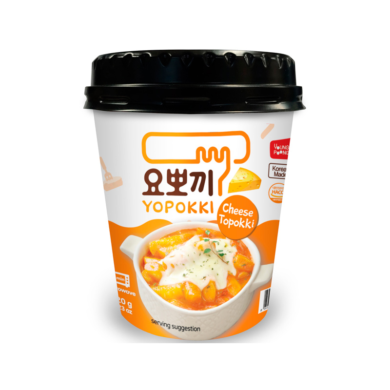 YOUNGPOONG Yopokki Cheese Tteokbokki Cup (EU) 120g x 30