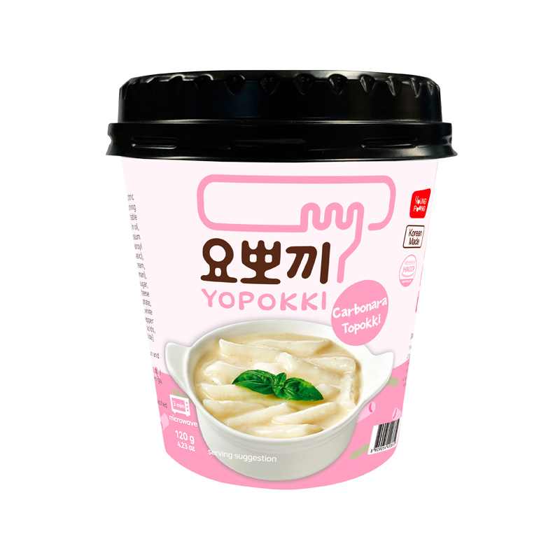 YOUNGPOONG Yopokki Carbonara Tteokbokki Cup 120g x 30