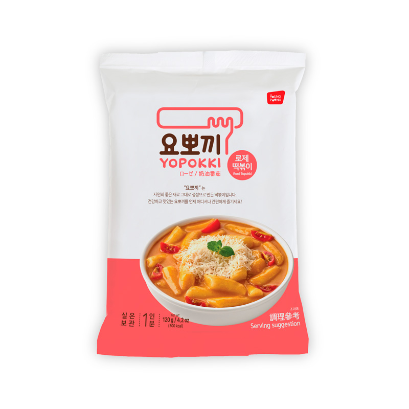 YOUNGPOONG Yopokki Rose Tteokbokki Pack 120g x 20