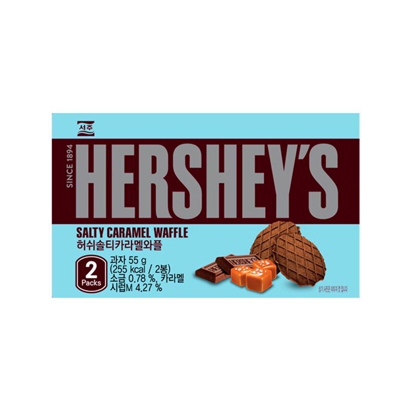 HERSHEY'S Salty Caramel Waffle 55g x 32