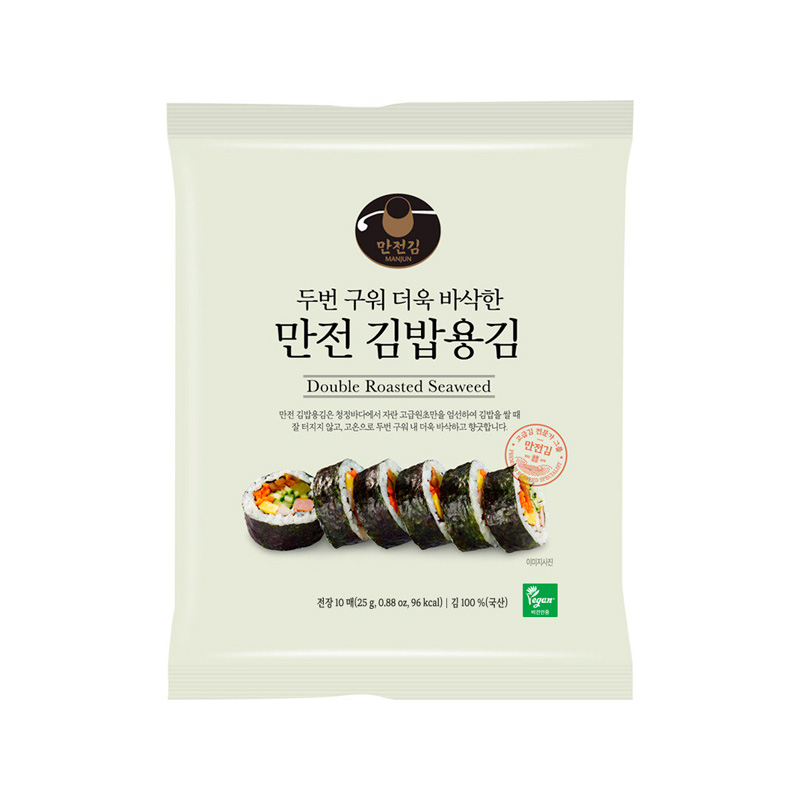 MANJUN Double Roasted Seaweed 25g x 50