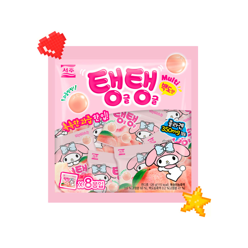 SEOJU White Peach Jelly 128g x 16