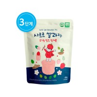 DOWUL Rice Snack Organic Pink Finger Ball 45g x 12