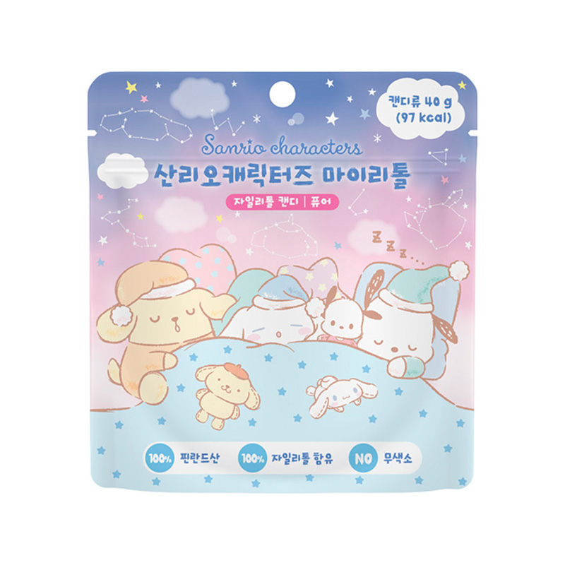 MEASTY Sanrio Characters Xylitol Candy Pure 40g x 60