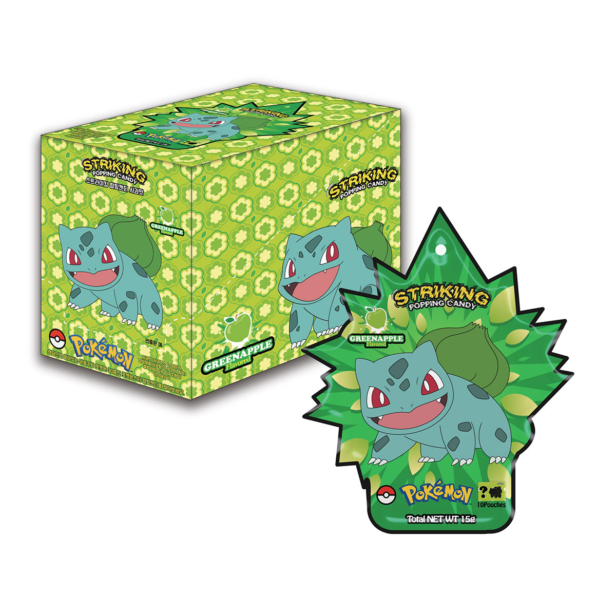 ICD Striking Popping Candy Pokemon Greenapple 15g x 48