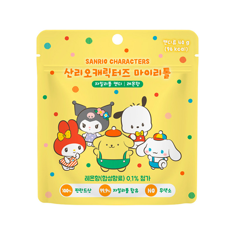 MEASTY Sanrio Characters Xylitol Candy Lemon 40g x 60