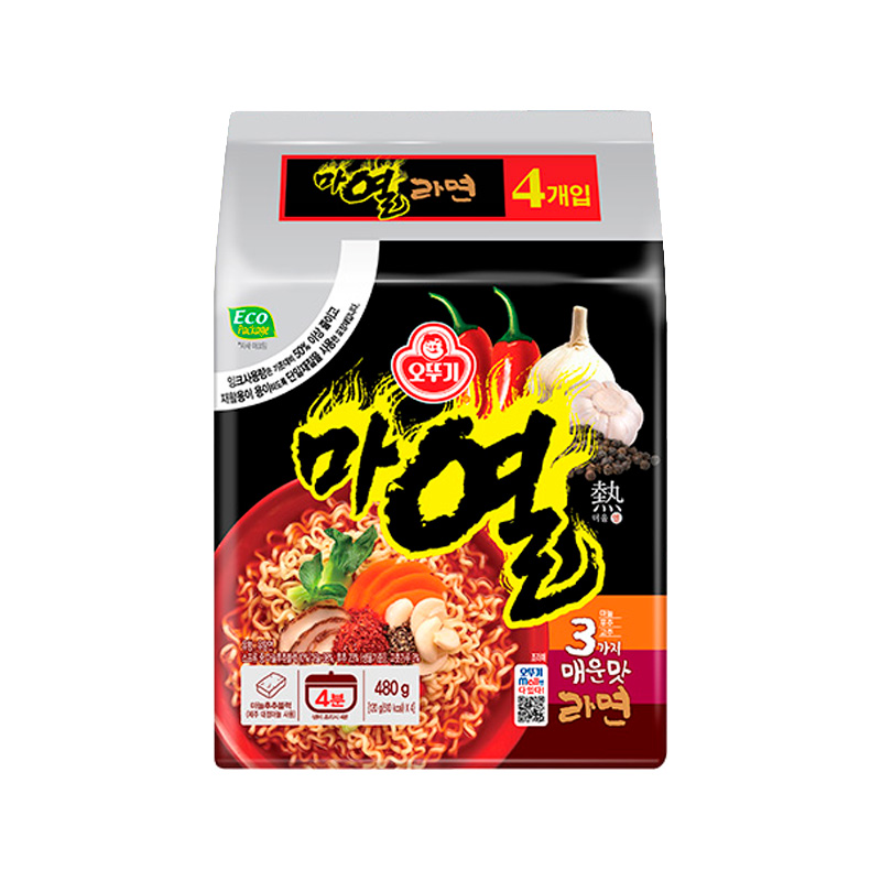 OTTOGI Spicy Yeul Ramen 120g x 4p x 8