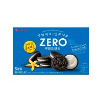 LOTTEWELLFOOD Zero Cookies & Cream Sand Cookie 288g x 12