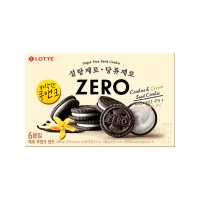 LOTTE Zero Cookies & Cream Sand Cookie 288g x 12