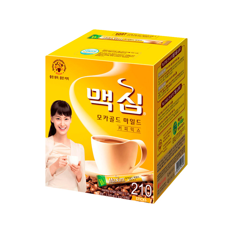 DONGSUH Maxim Mocha Gold Mild Coffee Mix 12g x 210p x 4