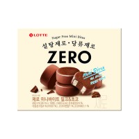 LOTTE Zero Mini Bites Milk & Choco (F) 380ml x 6